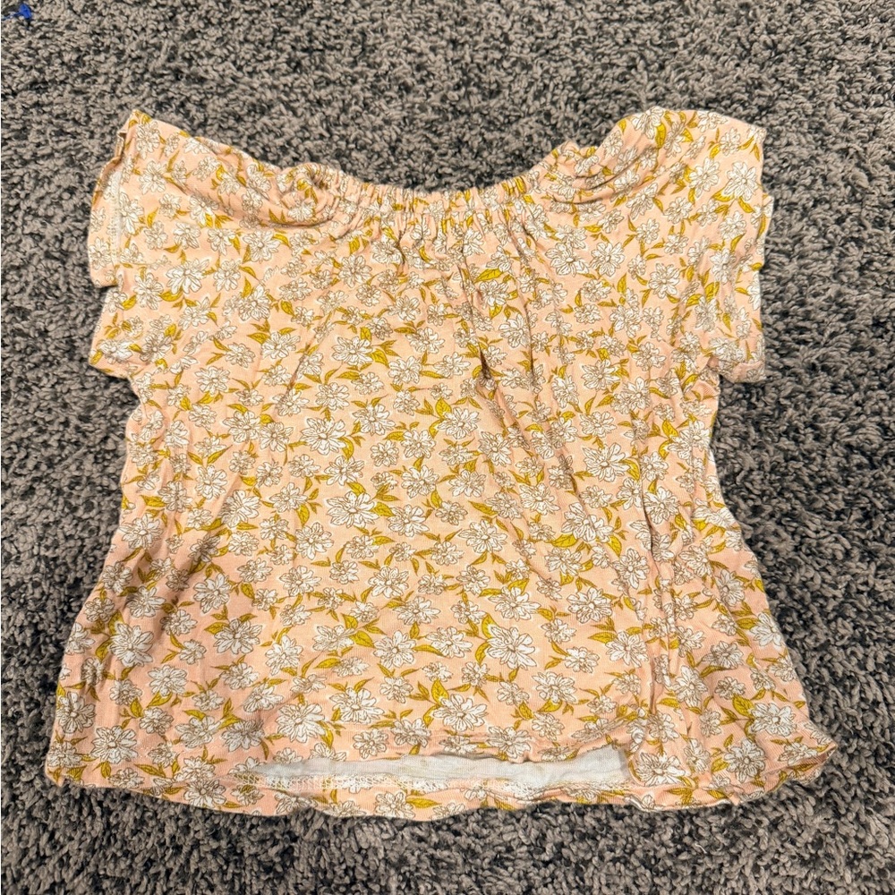 Milkbarn Babygirl 100% bamboo Floral Top
